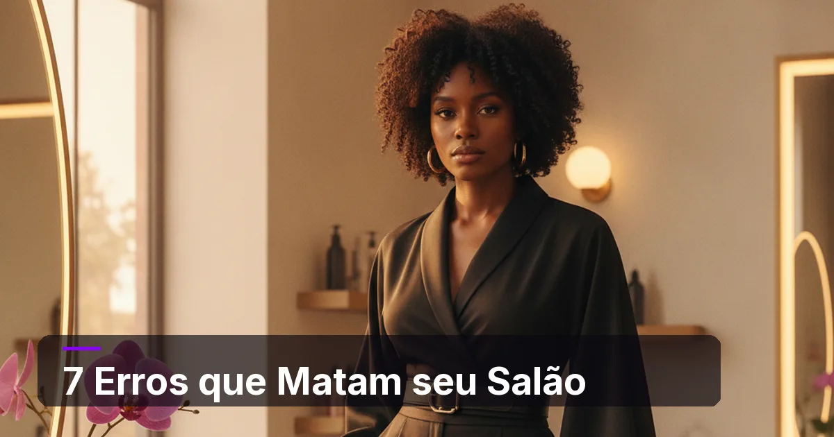 Os 7 Maiores Erros de Gestão que Matam o Salão de Beleza