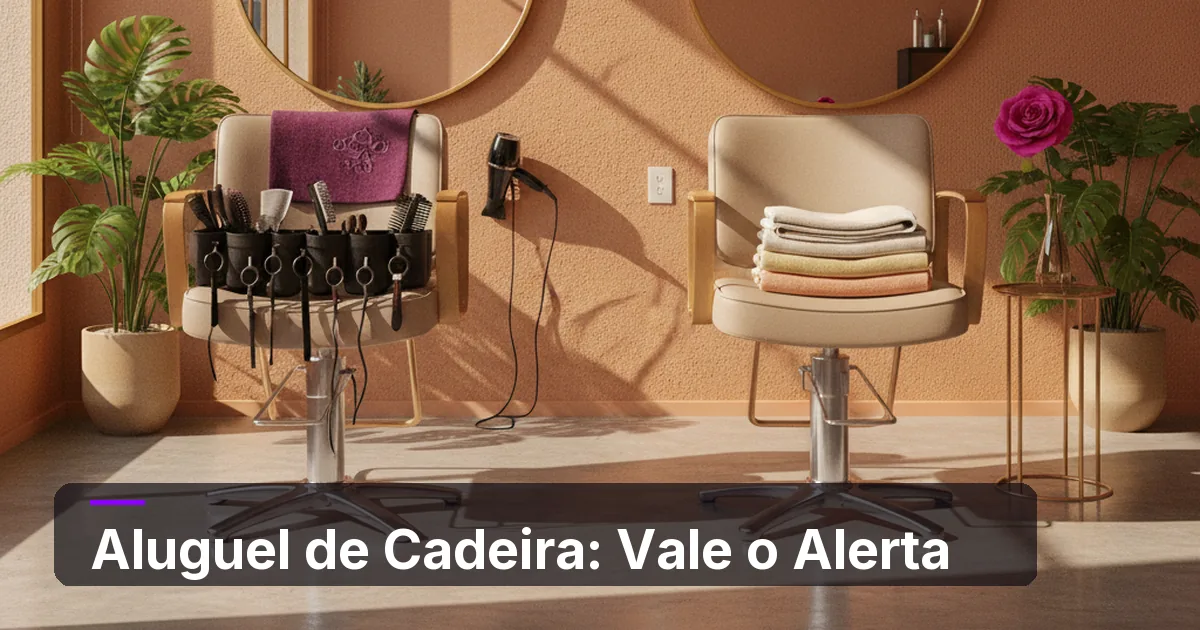 Aluguel de Cadeira no Salão: Um Alerta Necessário Para Quem Quer Fazer Certo