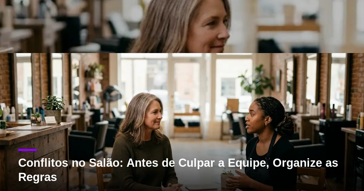 Conflitos no Salão: Antes de Culpar a Equipe, Organize as Regras