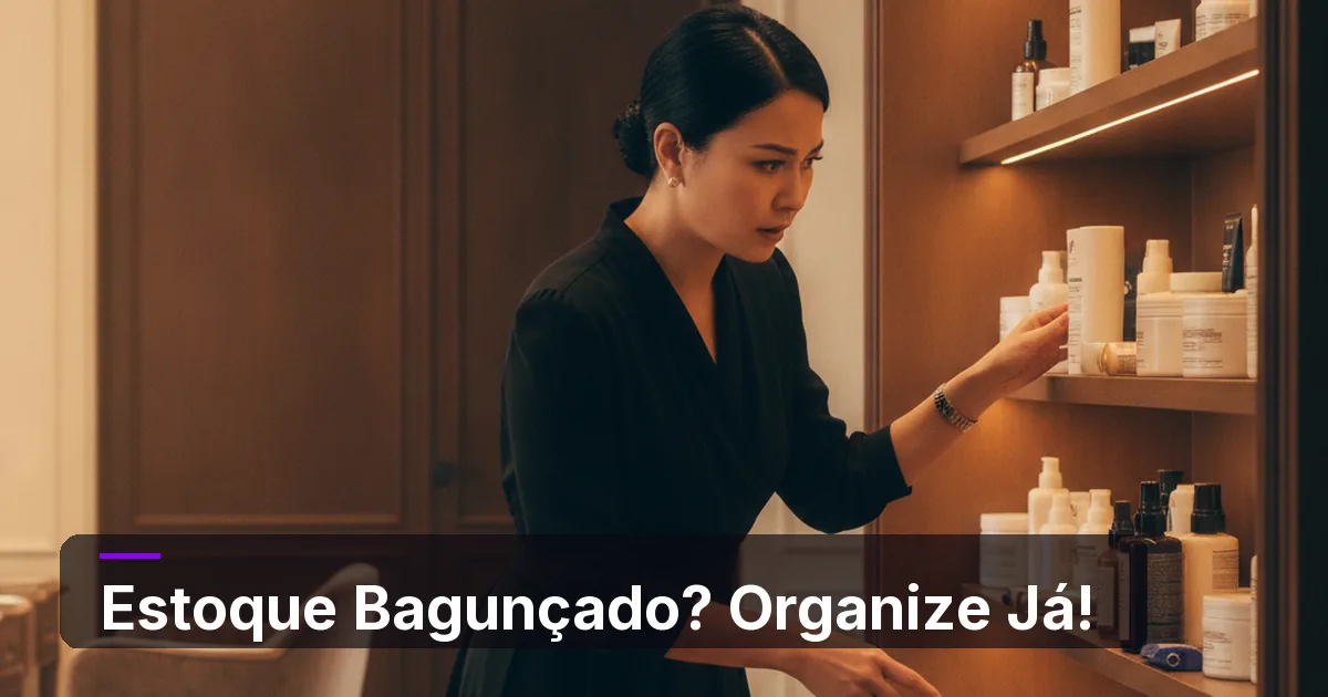 Estoque Desorganizado? Como Controlar Produtos no Salão