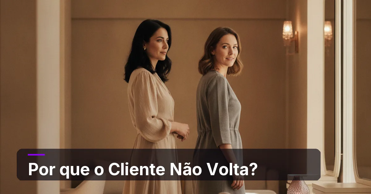 Por que o Cliente Não Volta ao Salão (e Não é a Técnica)