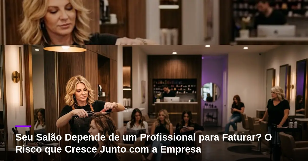 Seu Salão Depende de um Profissional para Faturar? O Risco que Cresce Junto com a Empresa